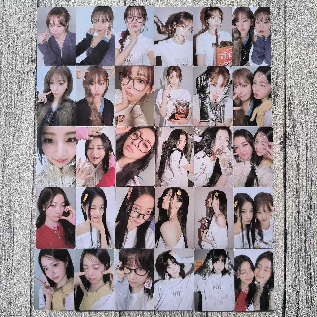 (READY) LE SSERAFIM - HOT [WEVERSE VER.] PHOTOCARD QR ALBUM ONLY