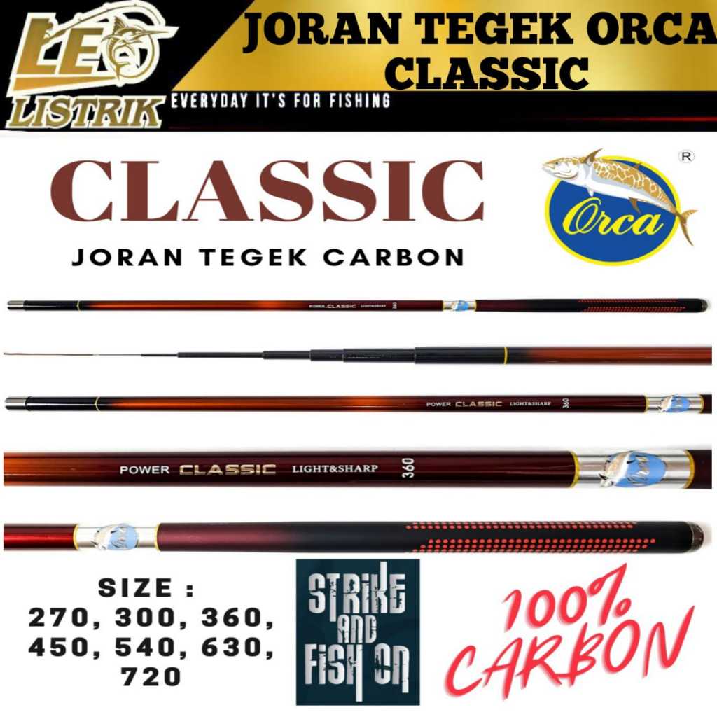 JORAN TEGEK ORCA POWER CLASSIC 270 300 360 450 540 JORAN TEGEK LENTUR TERLARIS
