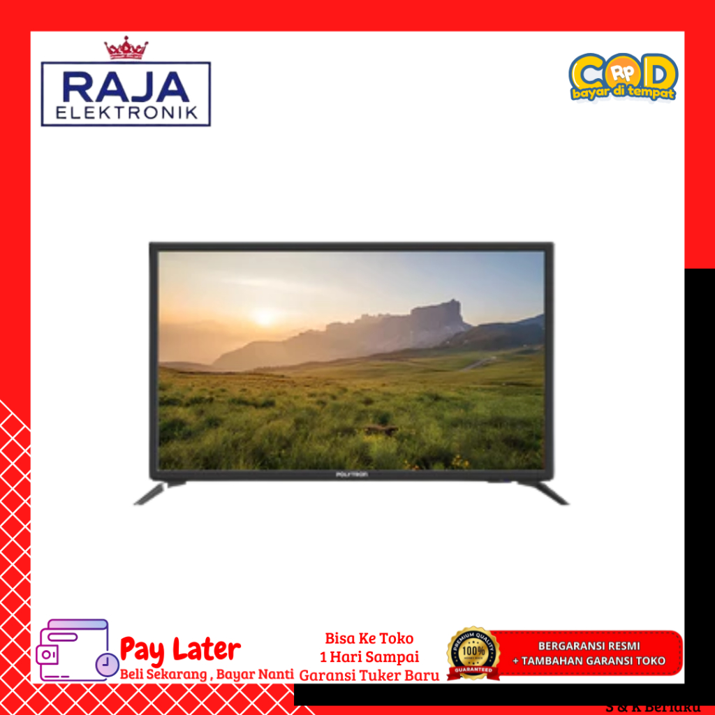 Polytron Led Tv 32V1853 Digital Usb Movie 32 Inch