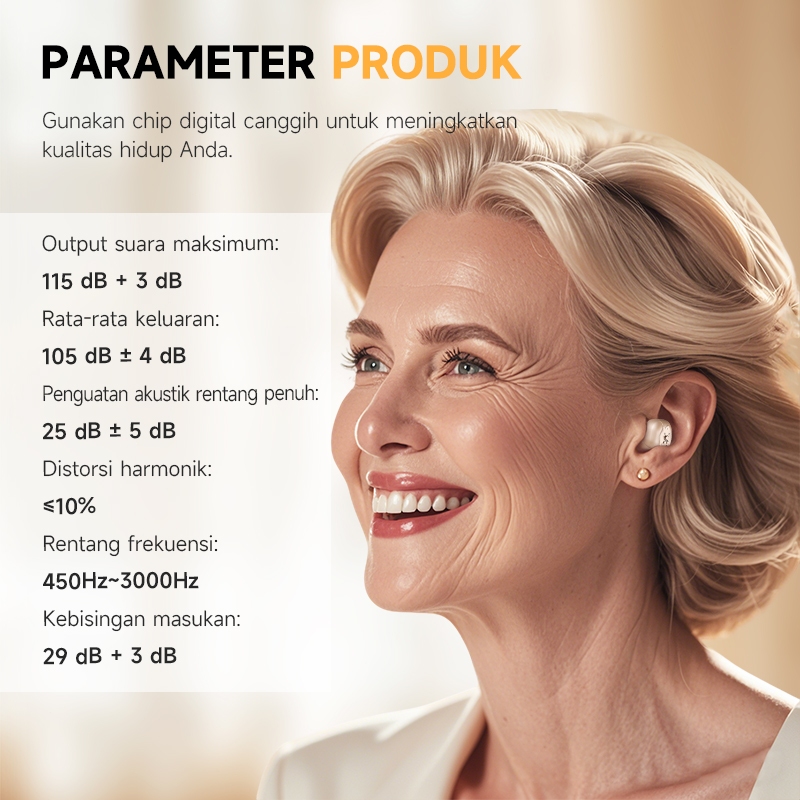 STAETAS Alat Bantu Dengar pendengaran telinga original hearing aids mini alat pendengar telinga