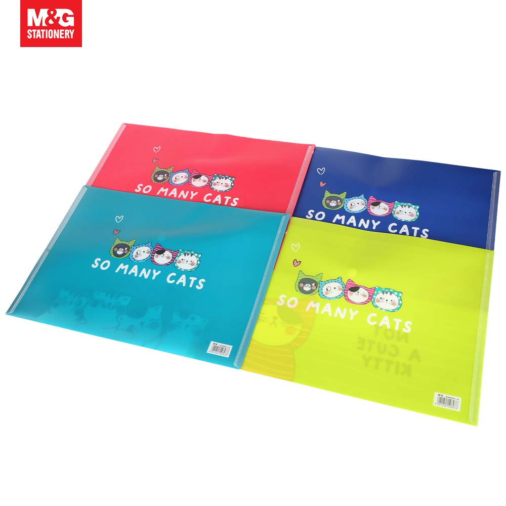 

Map Dokumen Kancing M&G So Many Cats Ukuran A4 #ADM929FM Dokumen Bag Zipper -SATUAN