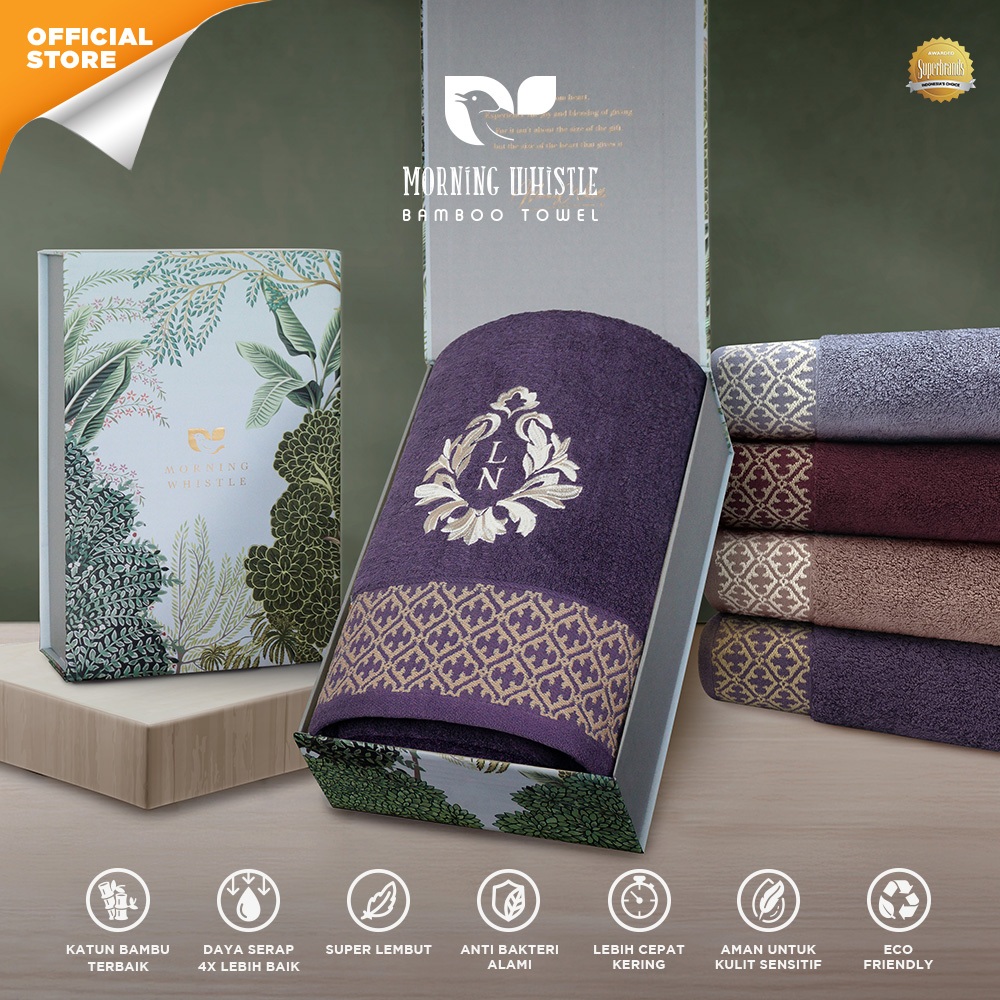 Morning Whistle - Ercole (Handuk Single Set) / Handuk Seserahan / Kado Pernikahan / Souvenir /