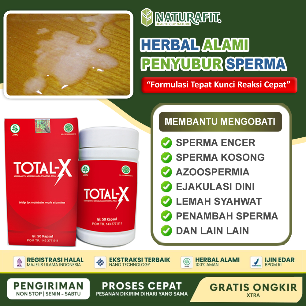 Obat Penyubur Sperma Pria Kental Pengental Seperma Mani Encer Promil Cepat Hamil Vitamin Sperma Supa