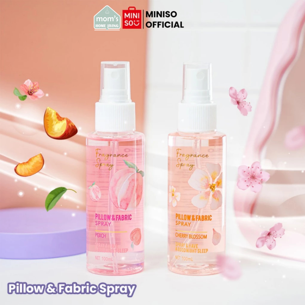 MINISO PILLOW & FABRIC SPRAY / PARFUM BANTAL DAN SPREI mist kain lotus, lavender yuzu