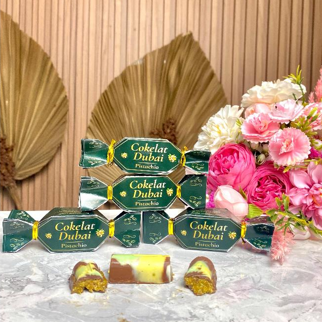 

CHO-CWEET COKELAT DUBAI KEMASAN SACHET 10G | CRISPY PISTACHIO KUNAFA | CRISPY HAZELNUT KUNAFA