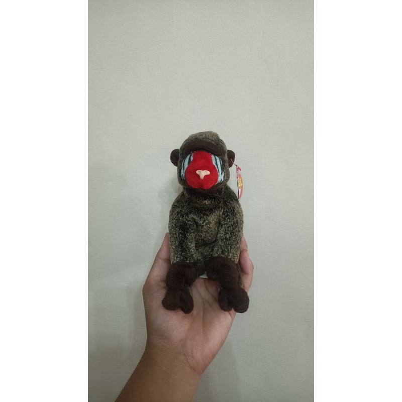 Boneka Bulir Monkey / Monyet Cheeks Ty Ori (Rare) Langka