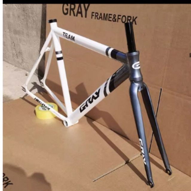 Frameset Gray team fixie alloy