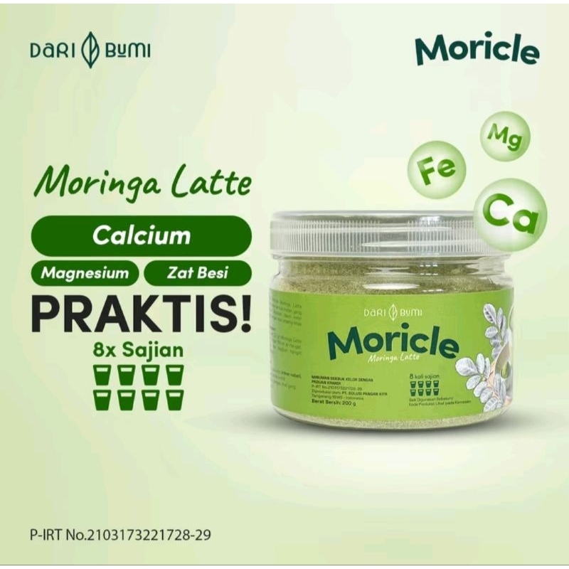 

jual rugi Daribumi moringa latte minuman daun kelor bubuk daun kelor moringa drink powder tidak pahit
