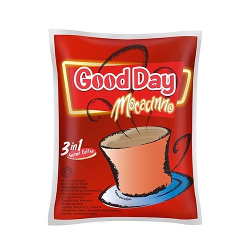 

Good Day Moccacino Kopi Instant Moccaccino 3in1 Isi 30 Sachet