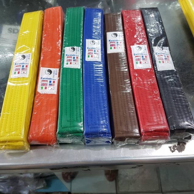 varian Sabuk karate warna // sabuk kenaikan tingkat karate // sabuk karate warna band