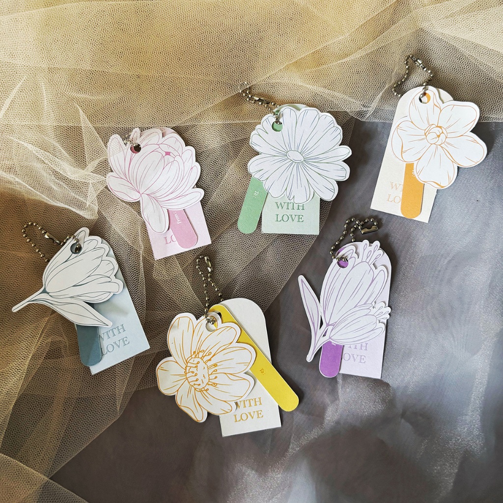 

Flower Line - Pastel Flower Series Hangtag - Hampers - Stationary - READY - PREMIUM