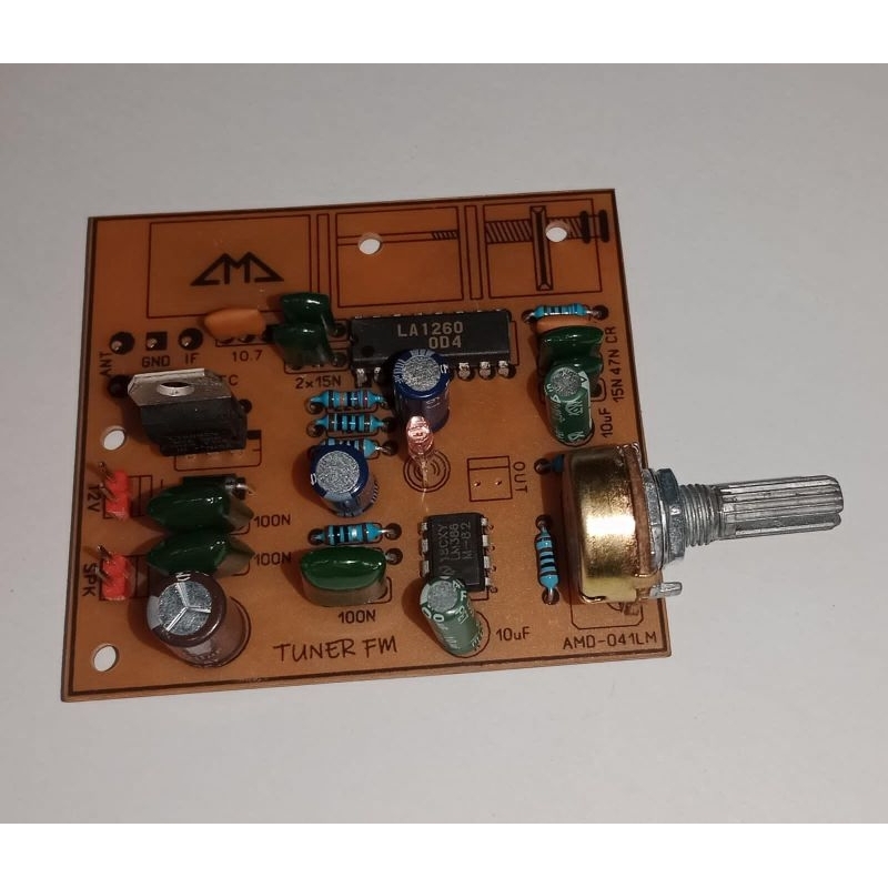 kit Radio tuner fm lengkap mini amplifier ic lm 386