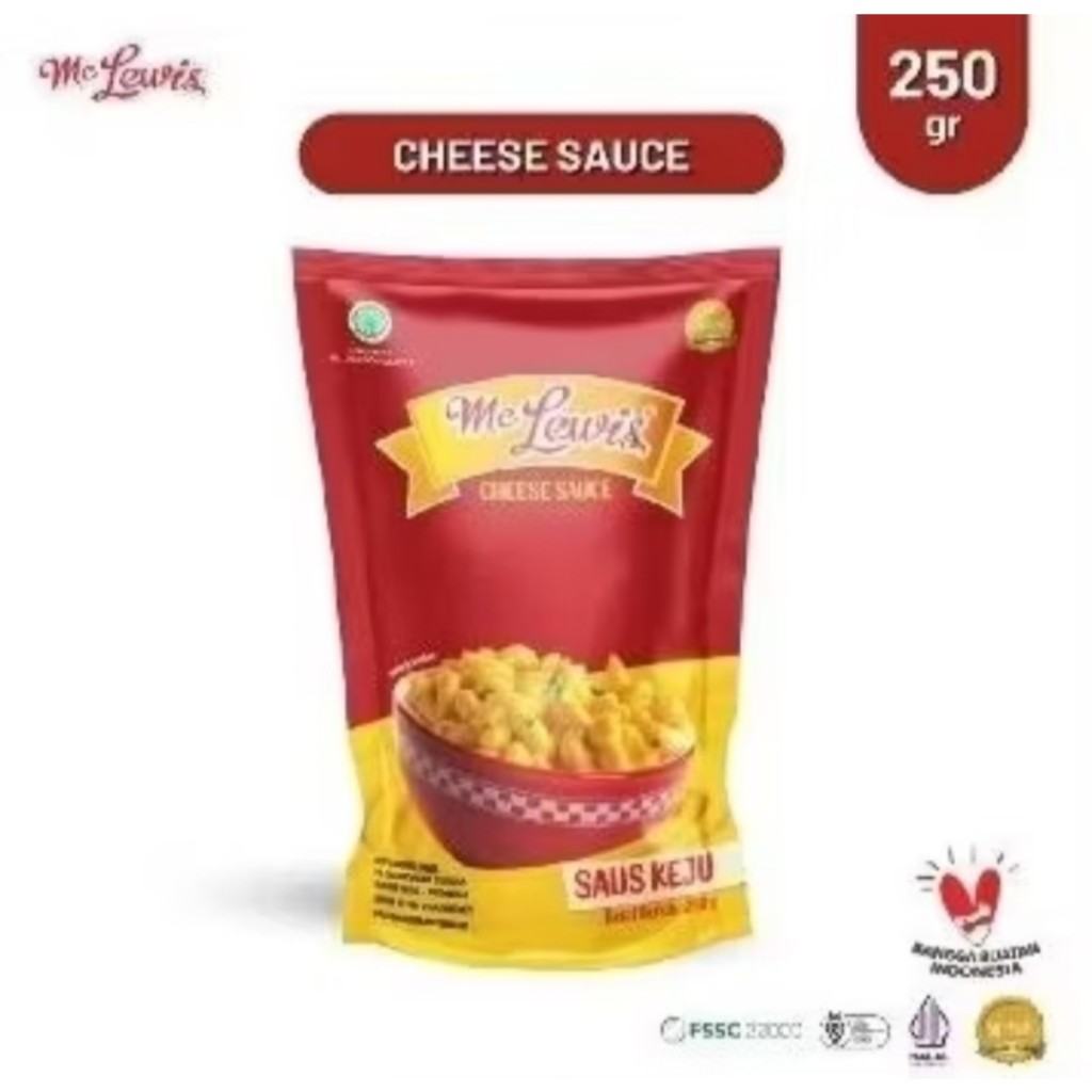 

MC LEWIS SAUS KEJU 250 GR CHEESE SAUCE