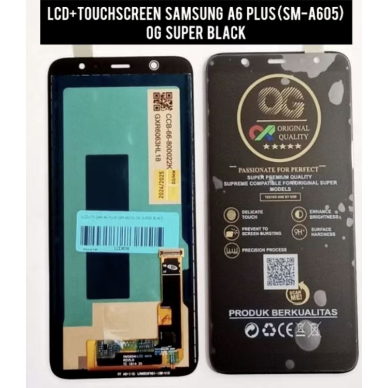 LCD TOUCHSCREEN SAMSUNG A6 PLUS/ A605 ORIGINAL