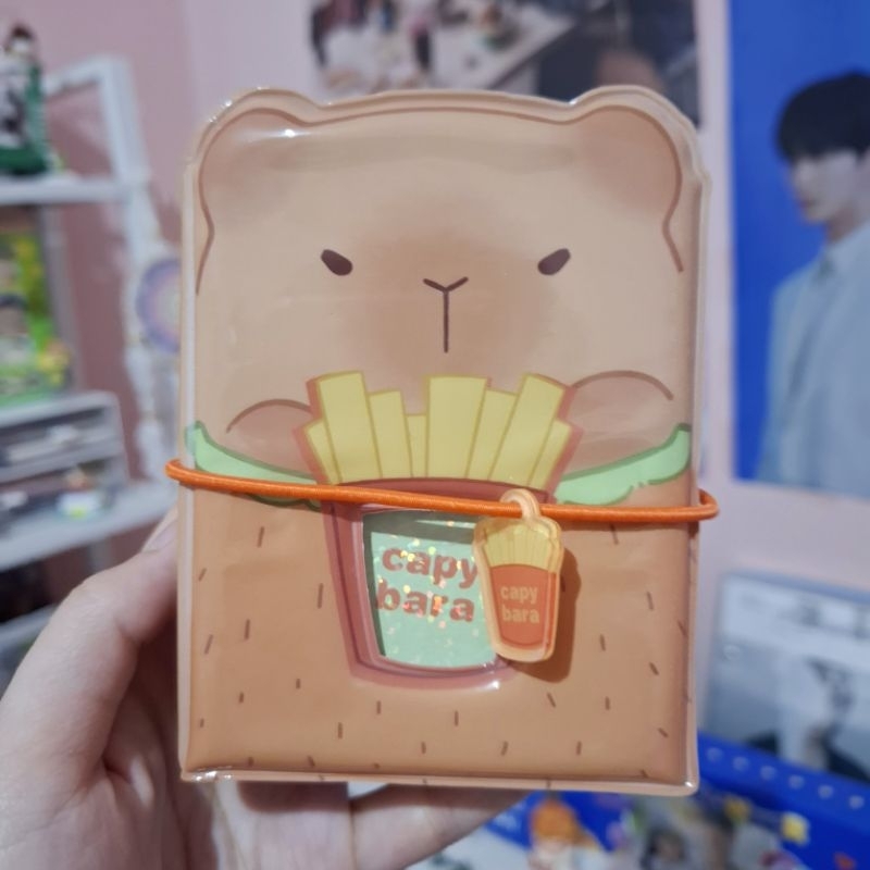 

Binder Set Capybara/ Binder Mini 3 Ring/ Buku Notebook Kapibara Lucu Cute Aesthetic