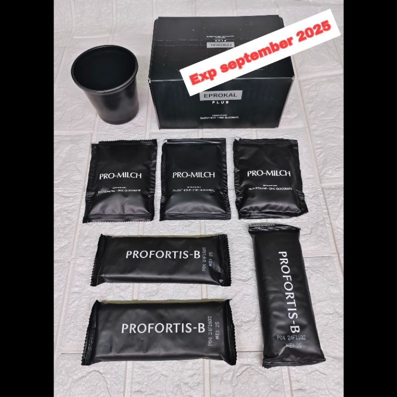 1 paket eprokal plus I minuman dan makanan biscuit profortis imukal