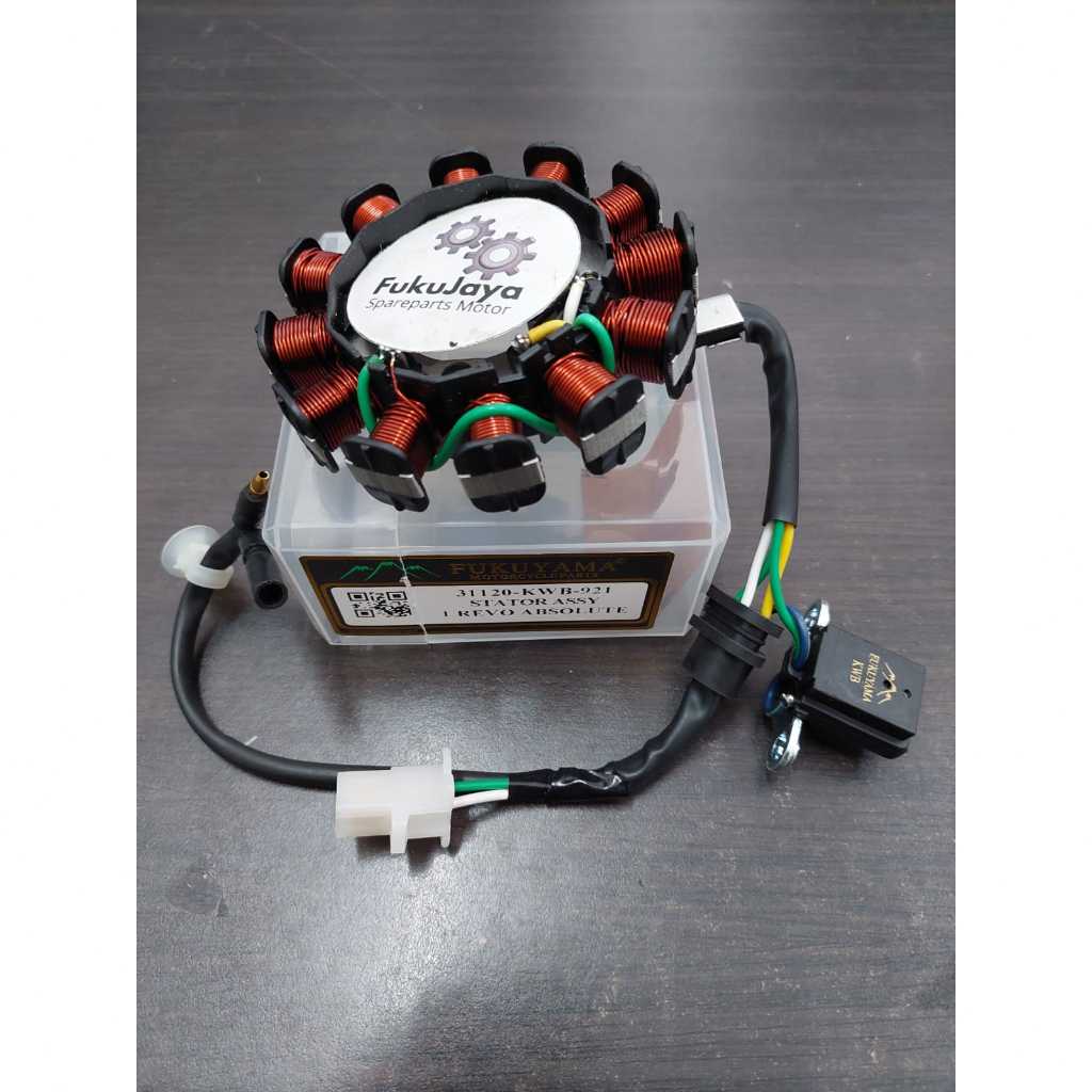Fukuyama Stator Assy Comp 12 Spull Spul Spool + Pulser Honda Revo Abs Absolut Absolute - Blade (KWB-