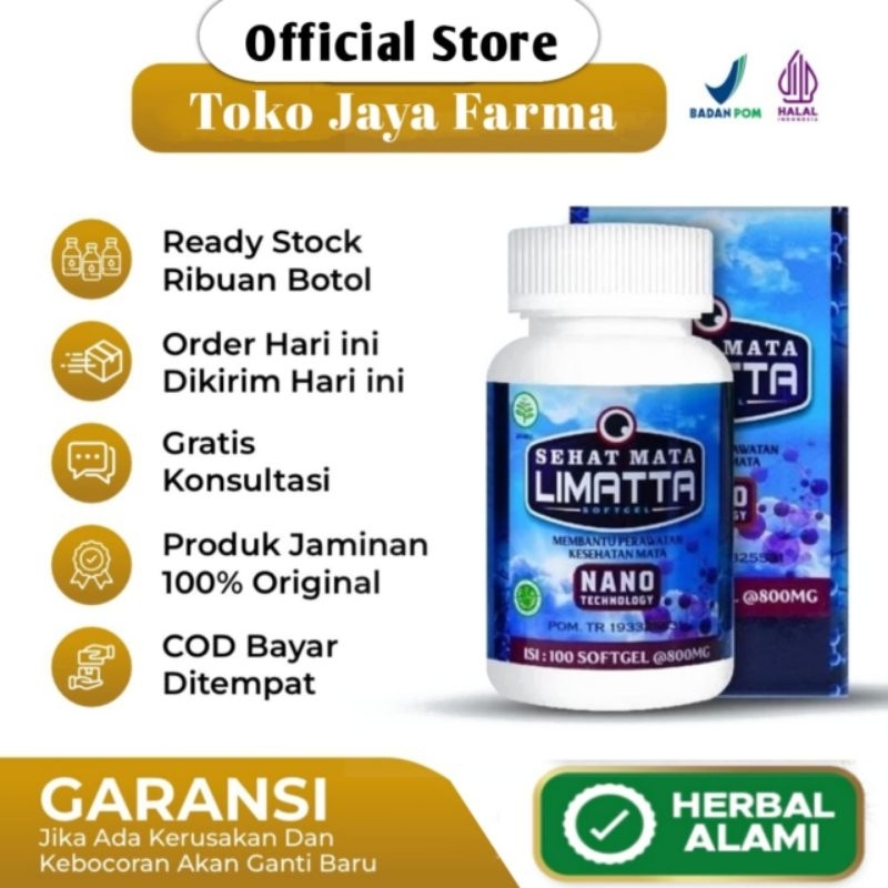 LIMATTA SEHAT MATA 100% ASLI ORIGINAL - SOLUSI ATASI KELUHAN PADA MATA