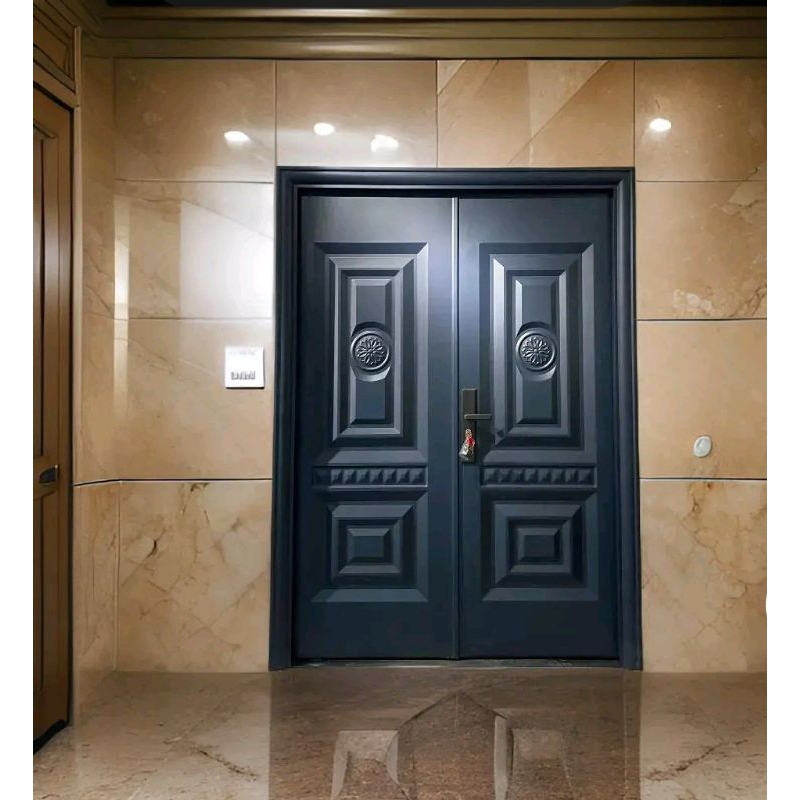 Pintu Baja luxury doble (kupu kupu tarung) panpan series