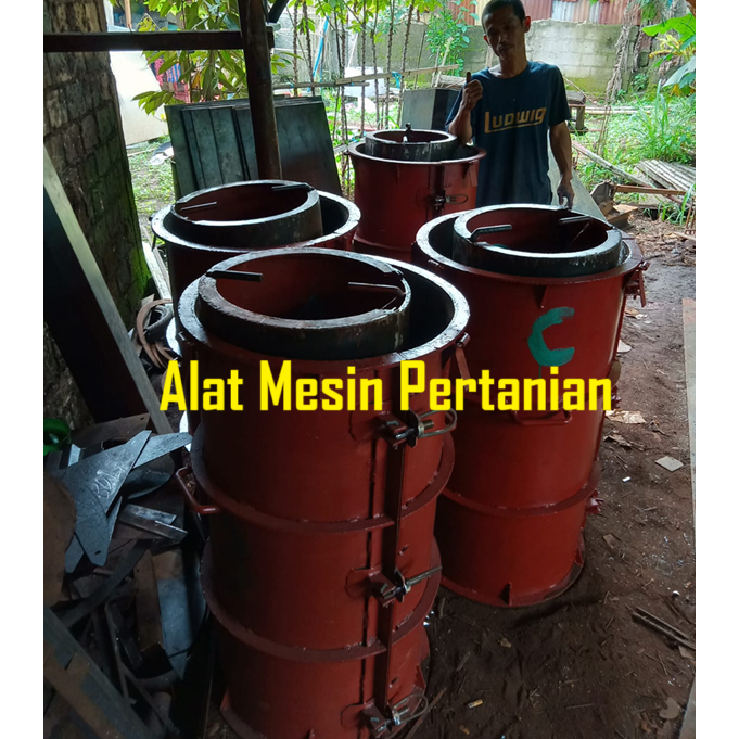 Bengkel Cetakan Gorong-Gorong Beton Ukuran Diameter 100 cm - Cetakan Konstruksi Beton Gorong Gorong 