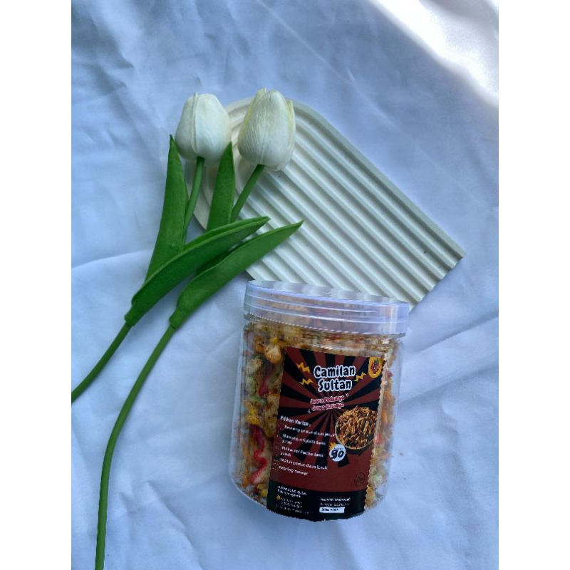 

Basreng pedas daun jeruk bumbu cikruh