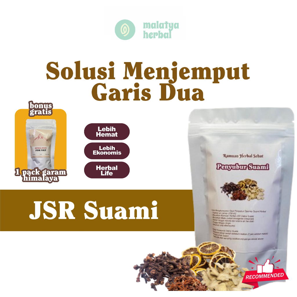 

Jamu Ramuan Penyubur Suami Subur Sp3rma Serbuk Bubuk Herbal JSR Dr Zaidul Akbar Promil Garis Dua