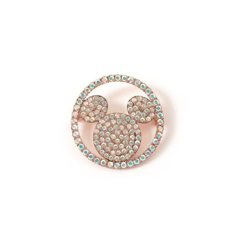 Disney x Buttonscarves Rond Brooch - Rose Gold