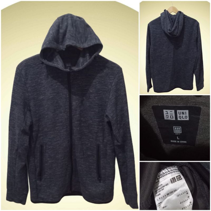 Hoodie zipper polos Uniqlo softshell second brand