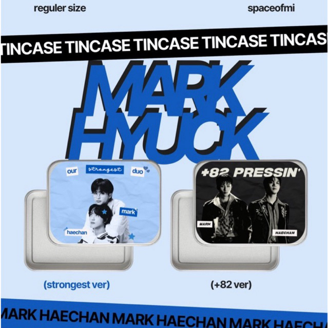 [READY STOCK] markhyuck - strongest duo tincase - mark haechan version | tincase box kotak penyimpan