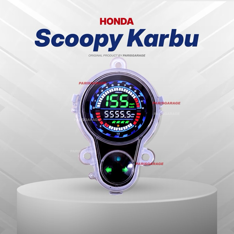 Speedometer Digital Scoopy Karbu