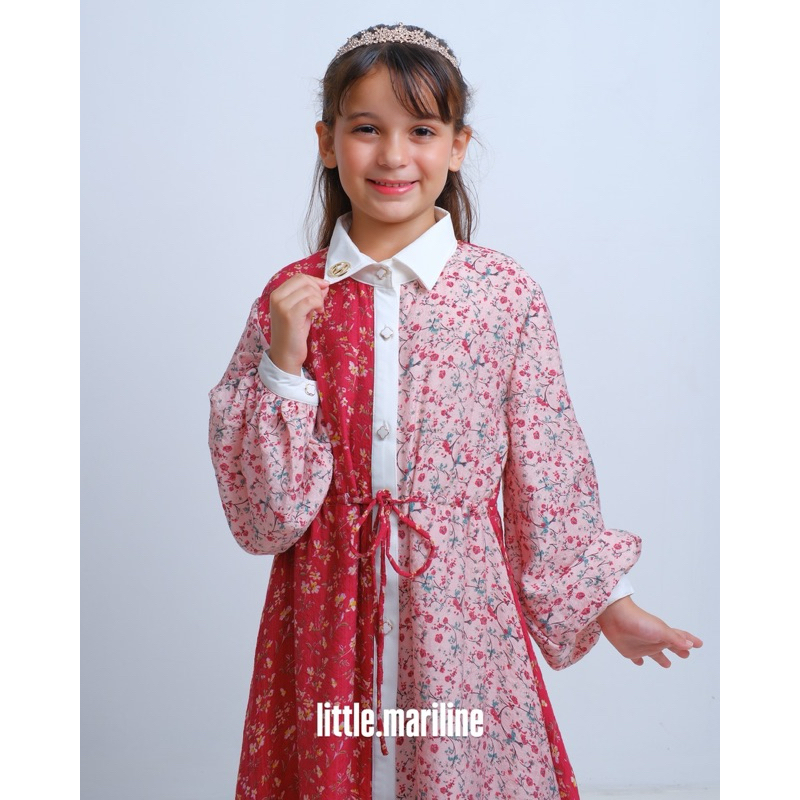 Shirt Dress Anak Perempuan THALIA Dress | MARILINE RAYA SERIES