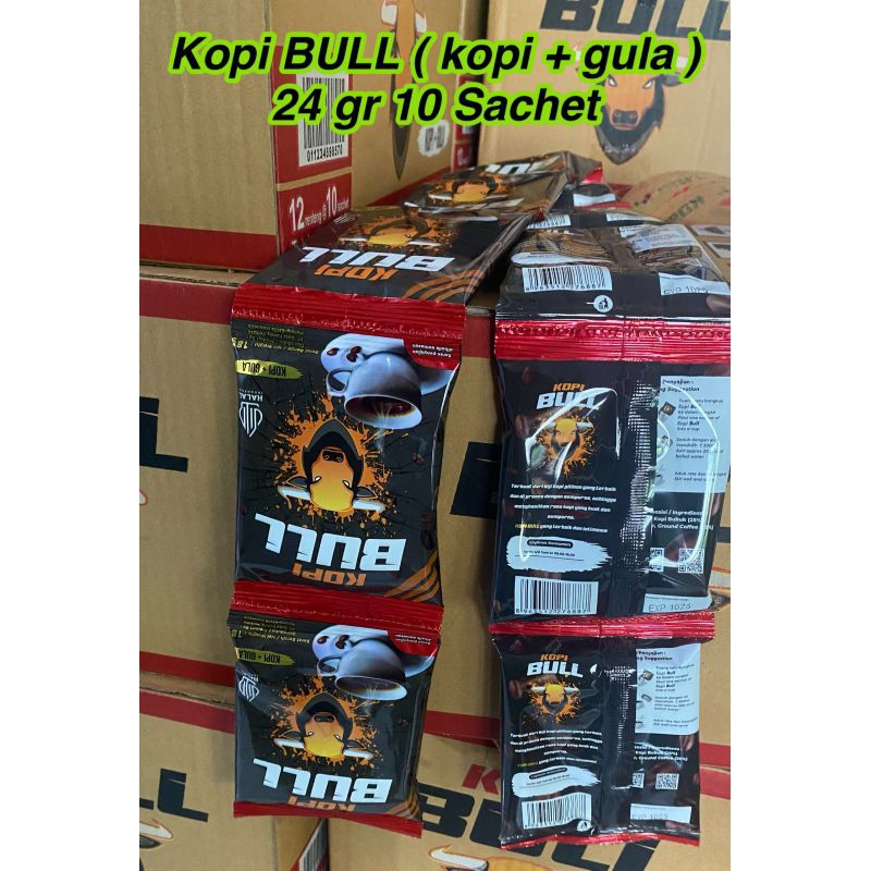 

KOPI BUBUK + GULA .MERK BULL 24gr. kopi bubuk + gula murah kopi rentengan kopi grosir