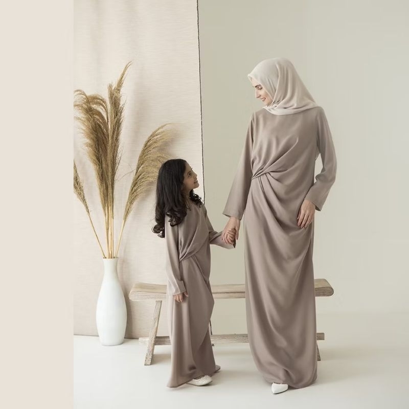 gamis anak sasmaya kids and mom gamis couple aska label