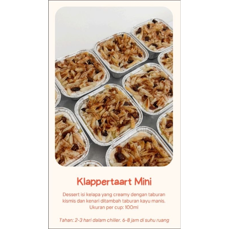 

klapertart mini