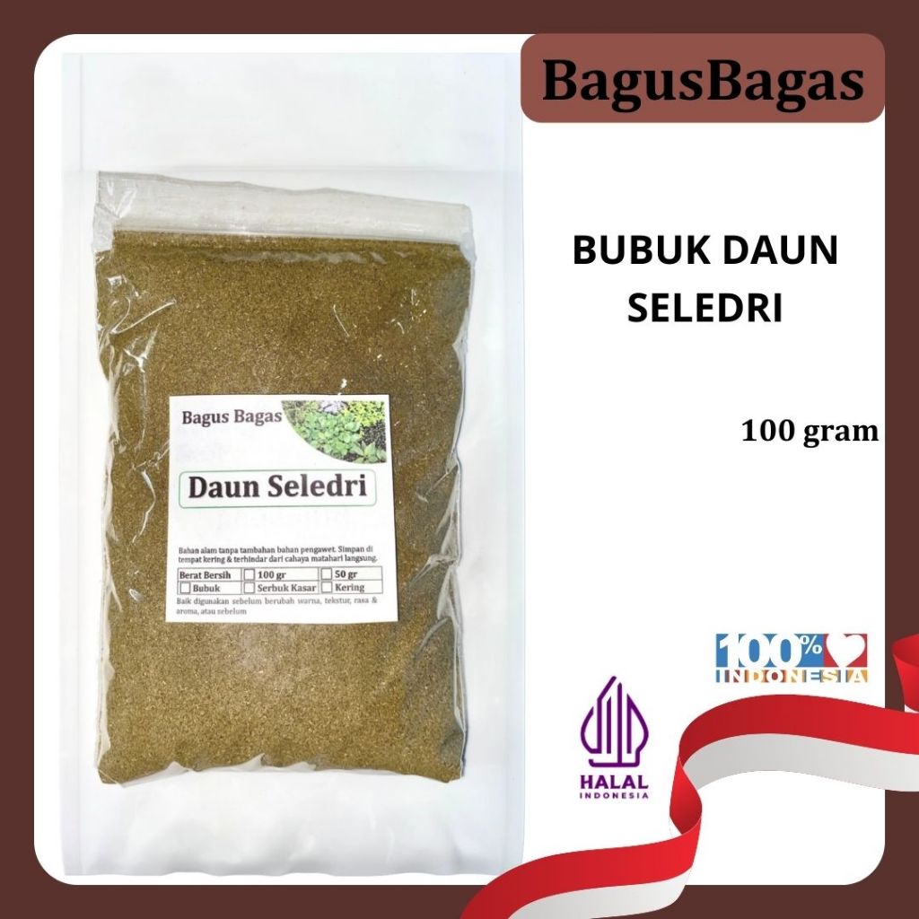 

Bubuk Daun Seledri 100gr – Herbal Alami untuk Ginjal & Menurunkan Tekanan Darah