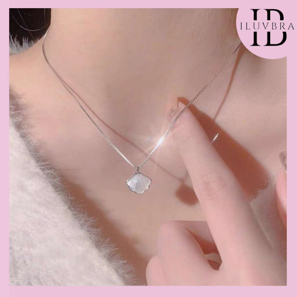 CUCI GUDANG KL Kalung Necklace Butterfly Aksen Perak Mutiara Gaya Vintage Imitasi Summer Liontin