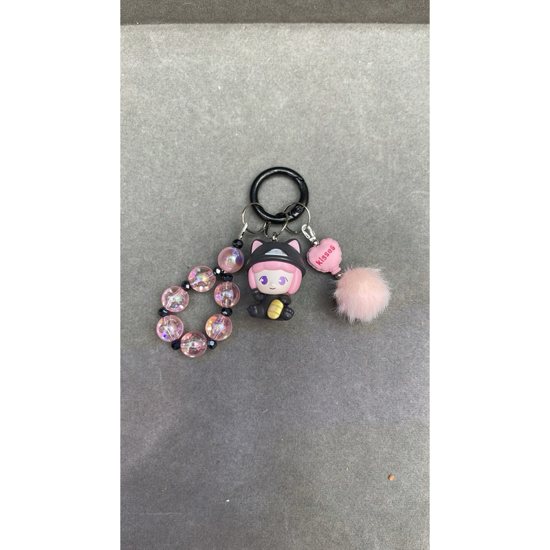 keychain / strap phone pop bean NORI lucky cat