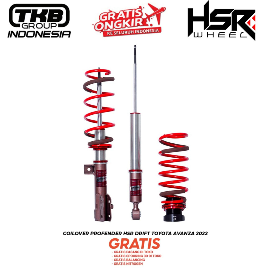 PROMO COILOVER PROFENDER HSR SWAY BAR DRIFT TOYOTA AVANZA 2022