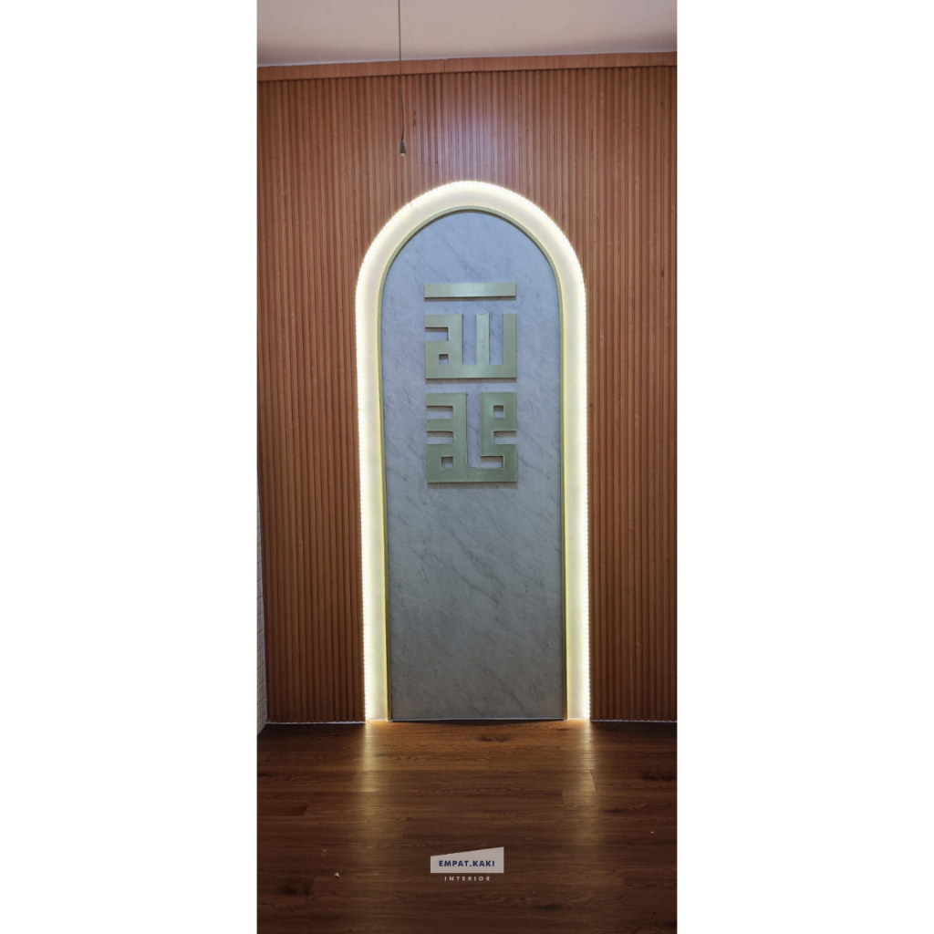 Mihrab Musholla Rumah Minimalis