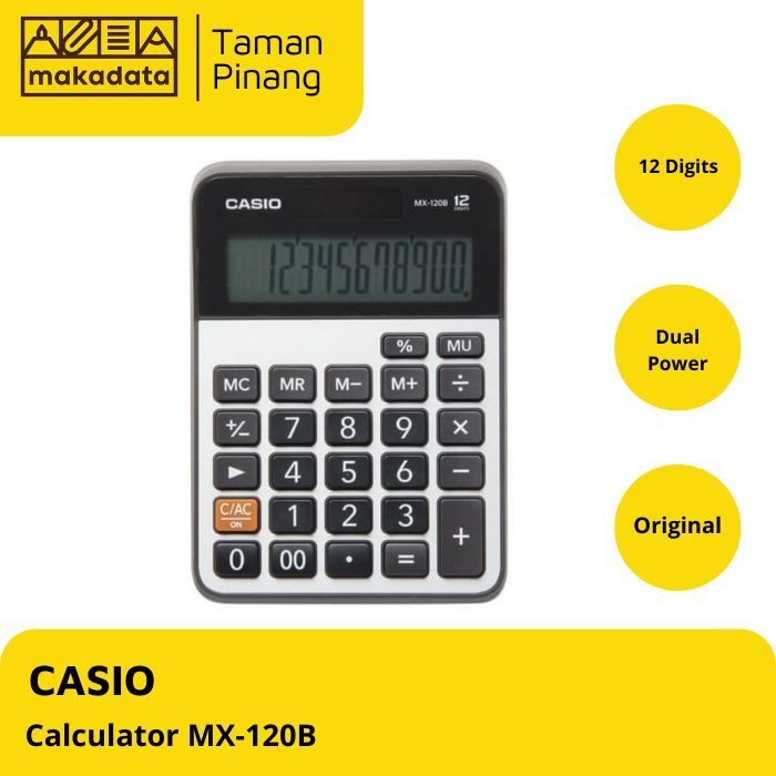 

CASIO CALCULATOR / KALKULATOR CASIO MX-120B (1 PCS)