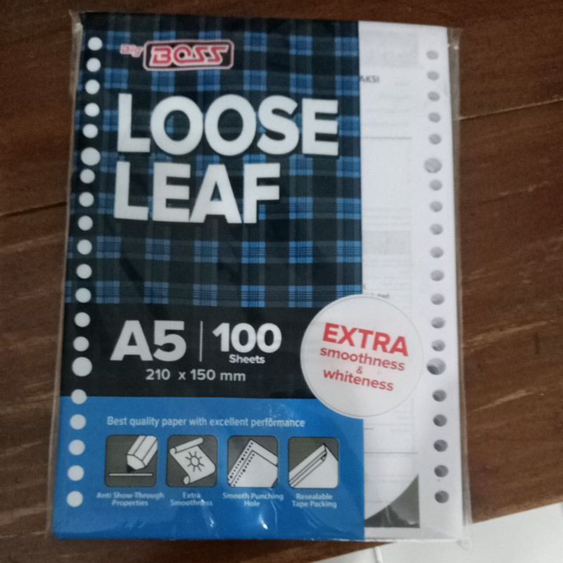 

Print Kertas Binder Loose Leaf A5 per halaman