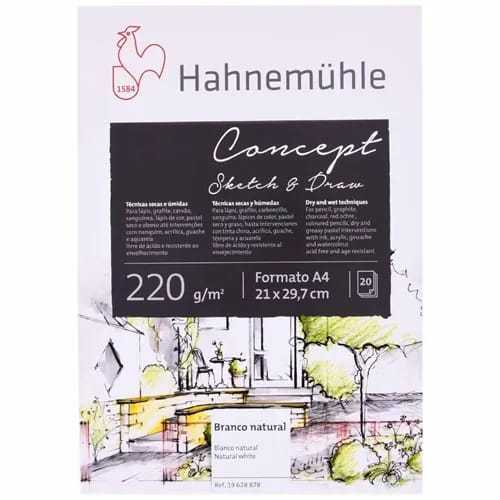 

Gramedia Tunjungan : Hahnemuhle Concept 220gsm Sketch & Draw A4