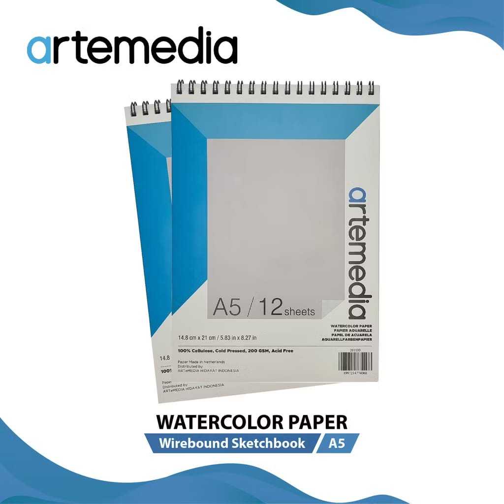 

Gramedia Tunjungan : Artemedia A5 Watercolor 12sh
