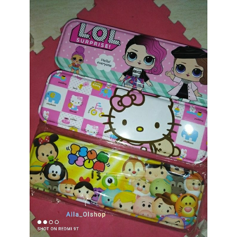 

Tempat Pensil alumunium Karakter / Tepak Pensil Karakter