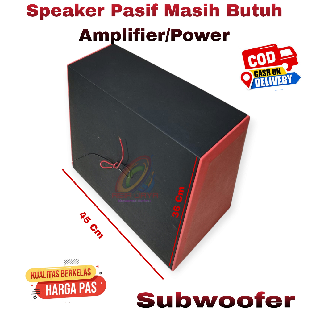 READYYY PAKET COMBO SPEAKER SUBWOOFER 12 INCH CARMAN CM 1278 PLUS BOX 12 INCH DAN TUTUP