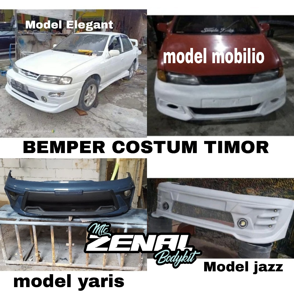 BEMPER DEPAN TIMOR COSTUM SEMUA MODEL BUMPER DEPAN TIMOR MODEL JAZZ MIBILIO YARIS HEYKERS