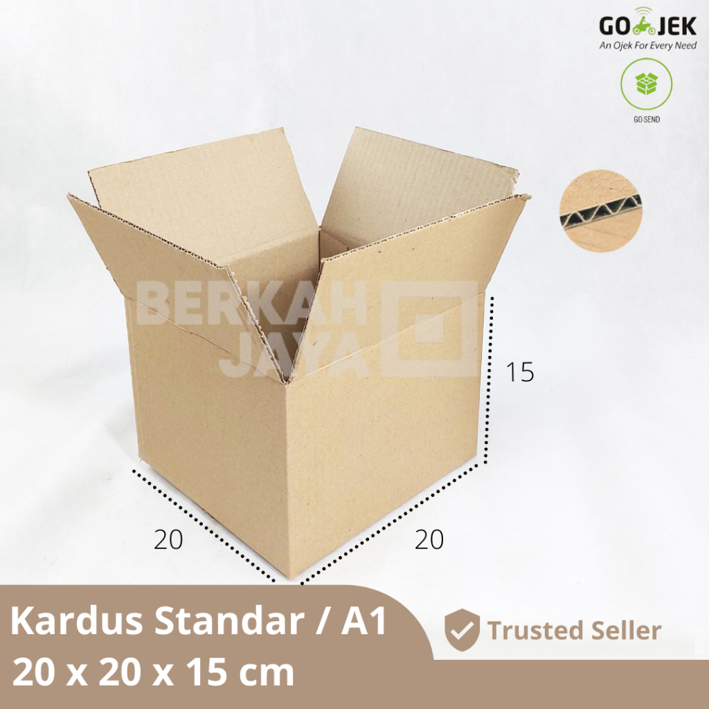 

(HARGA SPESIAL) BOX KARDUS 20x20x15 cm DUS PACKING 20 x 20 x 15 cm