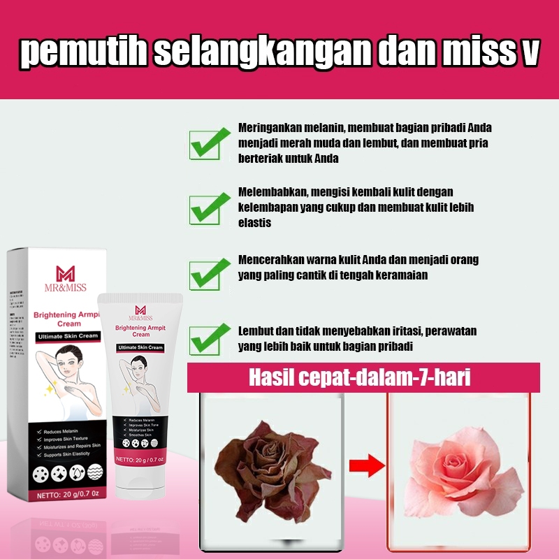 Memutihkan selangkangan hitam cream pemutih selangkangan bpom pemutih selangkangan ampuh 20g