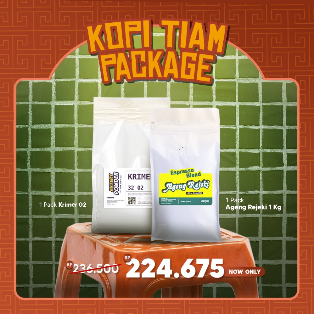 

Teryco Roasters - Kopi Tiam Package / Kopi Ageng Rejeki / Kopi Robusta / Kopi Tarik