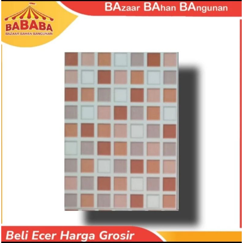 KERAMIK DINDING KAMAR MANDI GLOSSY TIMBUL 20X25 SPECTRUM ALTIUS BEIGE
